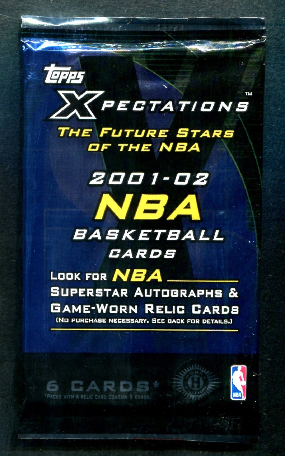 2001/02 Topps Xpectations Basketball Unopened Pack (Hobby) (6)