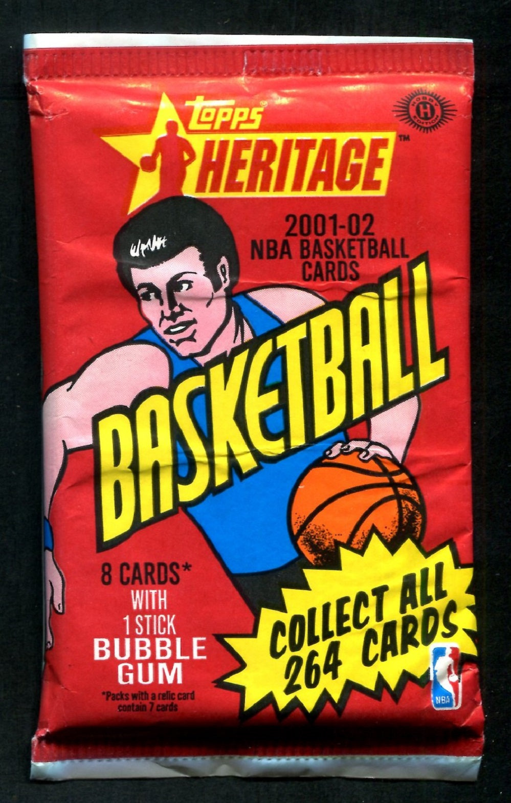 2001/02 Topps Heritage Basketball Unopened Pack (Hobby) (8)