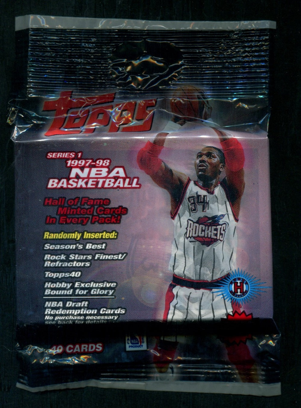 1997/98 Topps Basketball Unopened Series 1 Jumbo Pack (Hobby) (40)