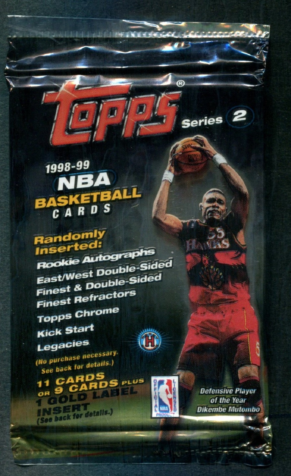 1998/99 Topps Basketball Unopened Series 2 Pack (Hobby) (11)