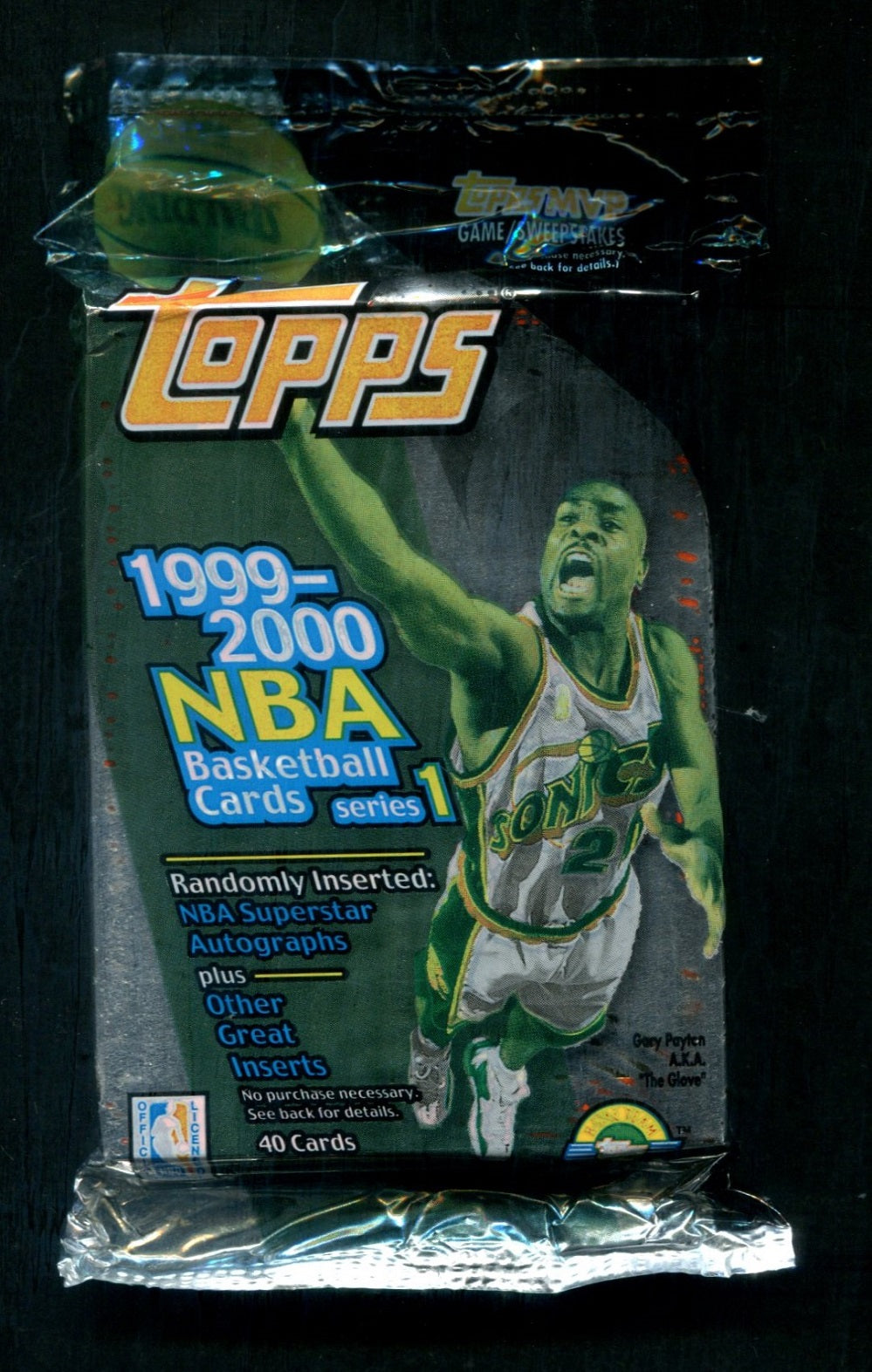 1999/00 Topps Basketball Unopened Series 1 Jumbo Pack (HTA) (40)