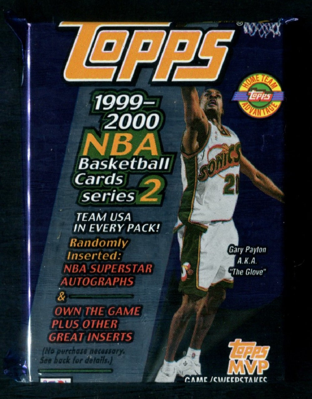 1999/00 Topps Basketball Unopened Series 2 Jumbo Pack (HTA) (40)