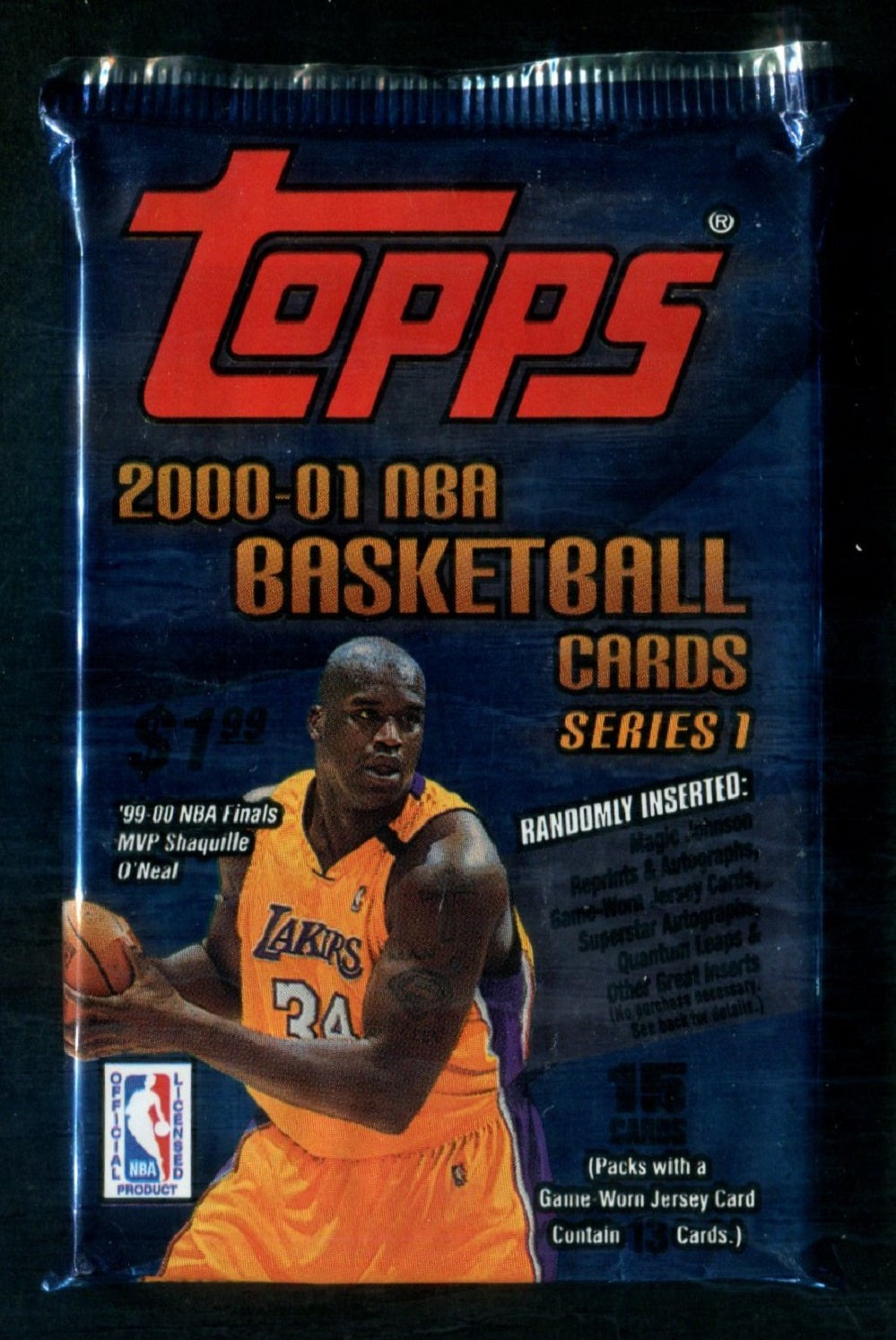 2000/01 Topps Basketball Unopened Series 1 Pack (Pre Priced) (15)