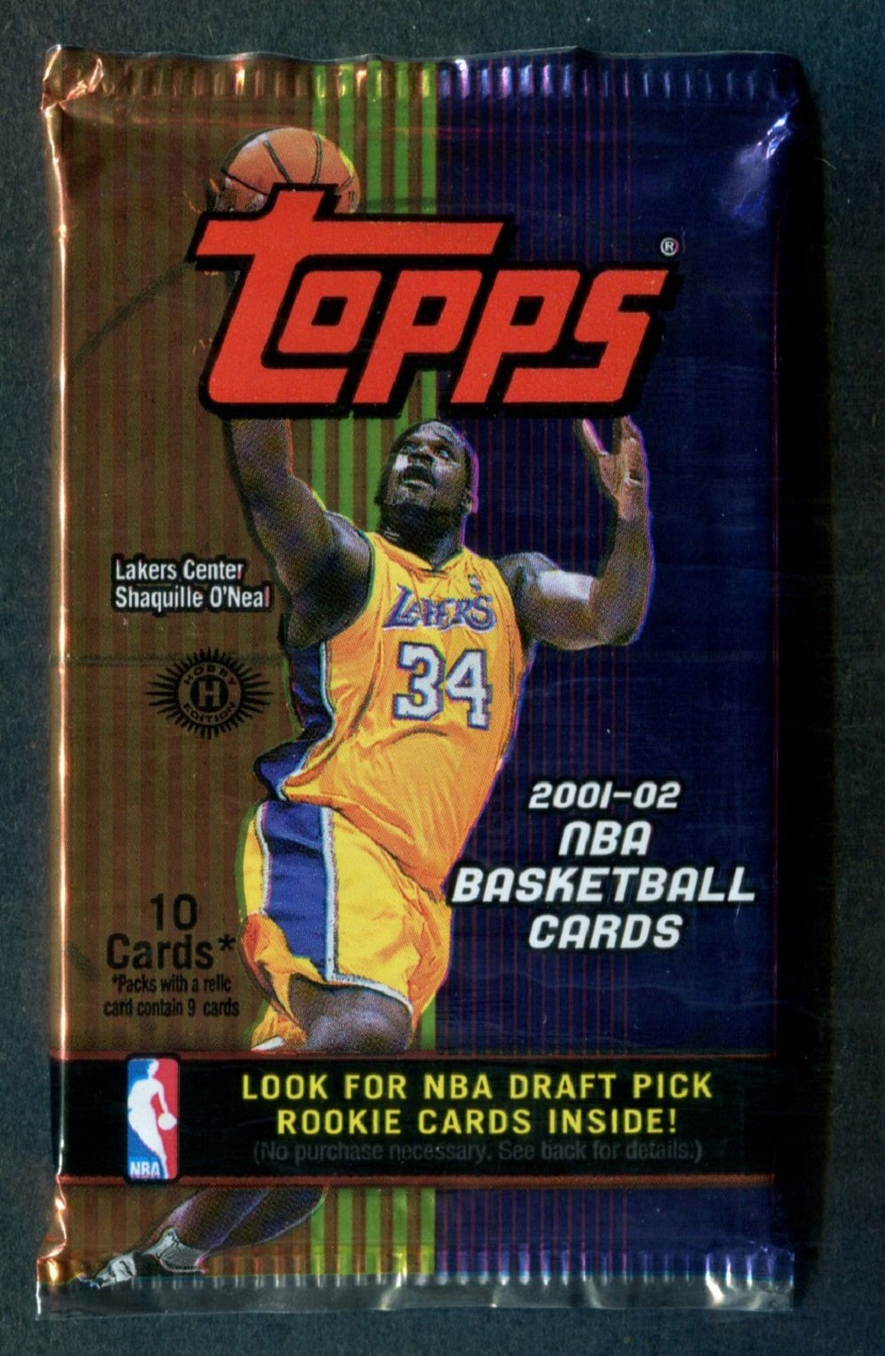 2001/02 Topps Basketball Unopened Pack (Hobby) (10)