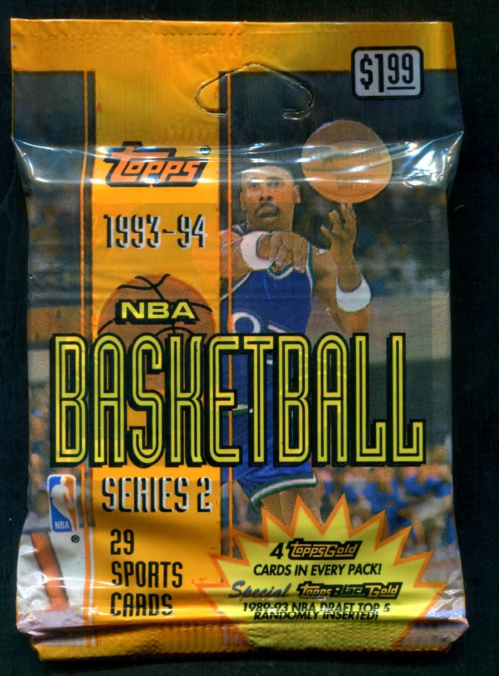 1993/94 Topps Basketball Unopened Series 2 Jumbo Pack (Pre Priced) (29)