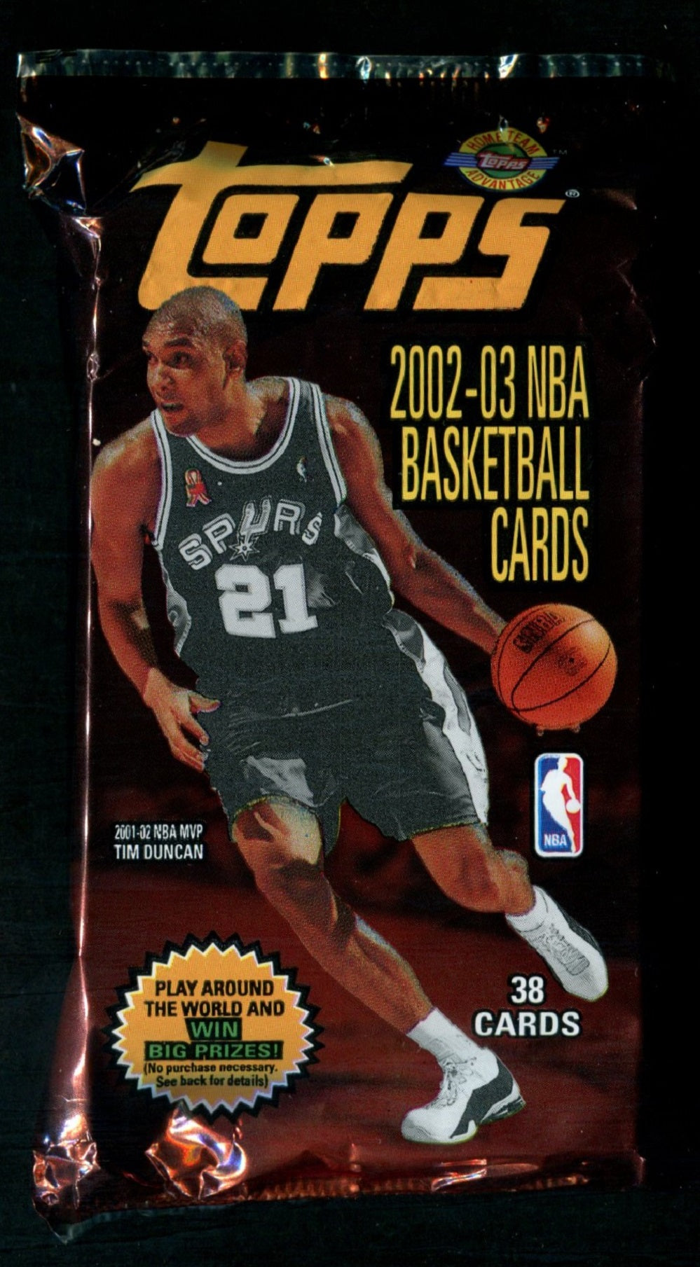 2002/03 Topps Basketall Unopened Jumbo Pack (HTA) (38)