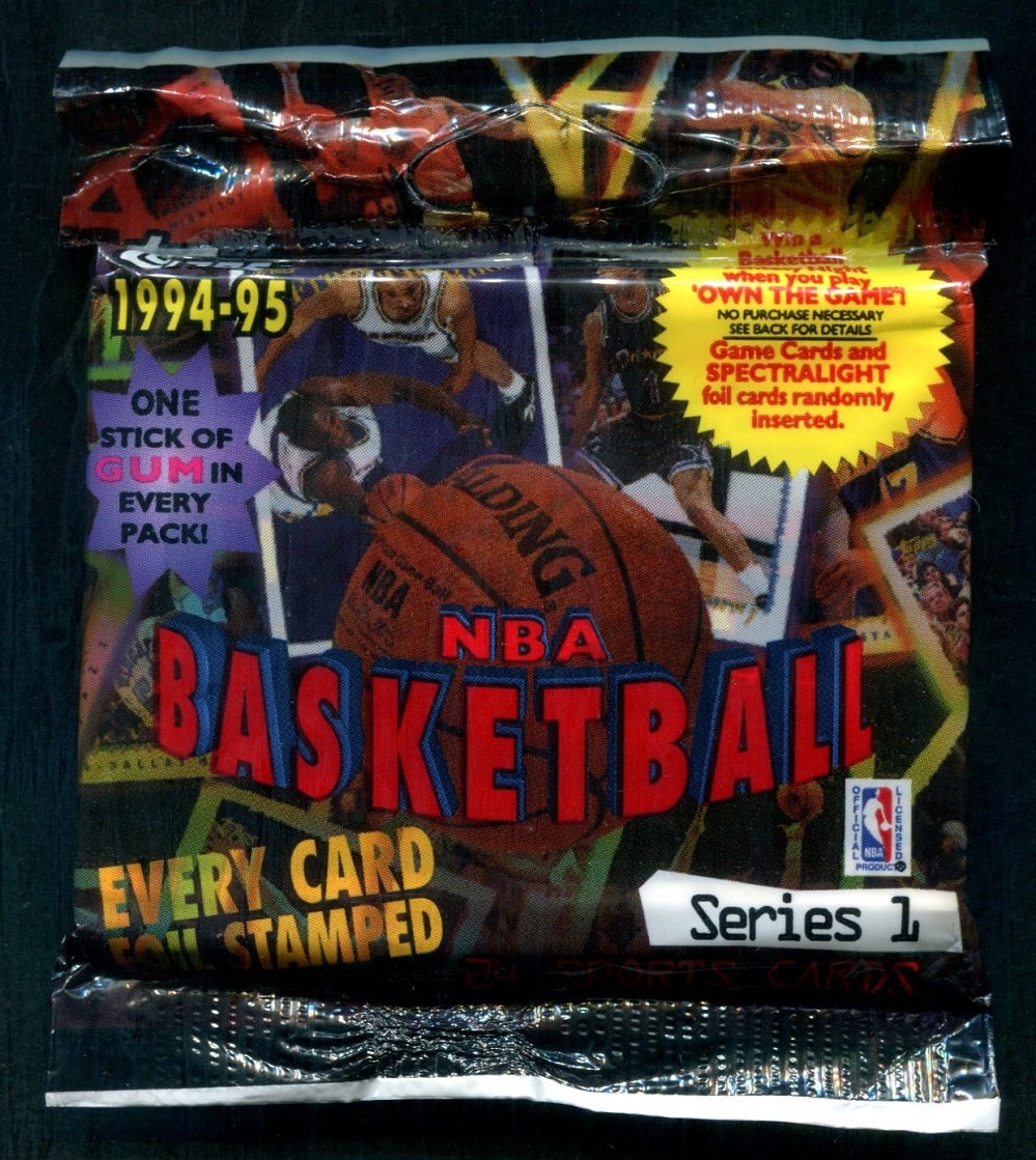 1994/95 Topps Basketball Unopened Series 1 Jumbo Pack (24)