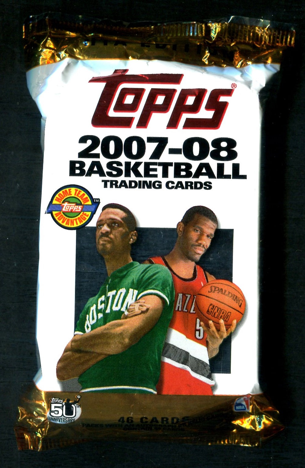 2007/08 Topps Basketball Unopened Jumbo Pack  (HTA) (46)