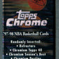 1997/98 Topps Chrome Basketball Unopened Pack (Pre Priced) (4)