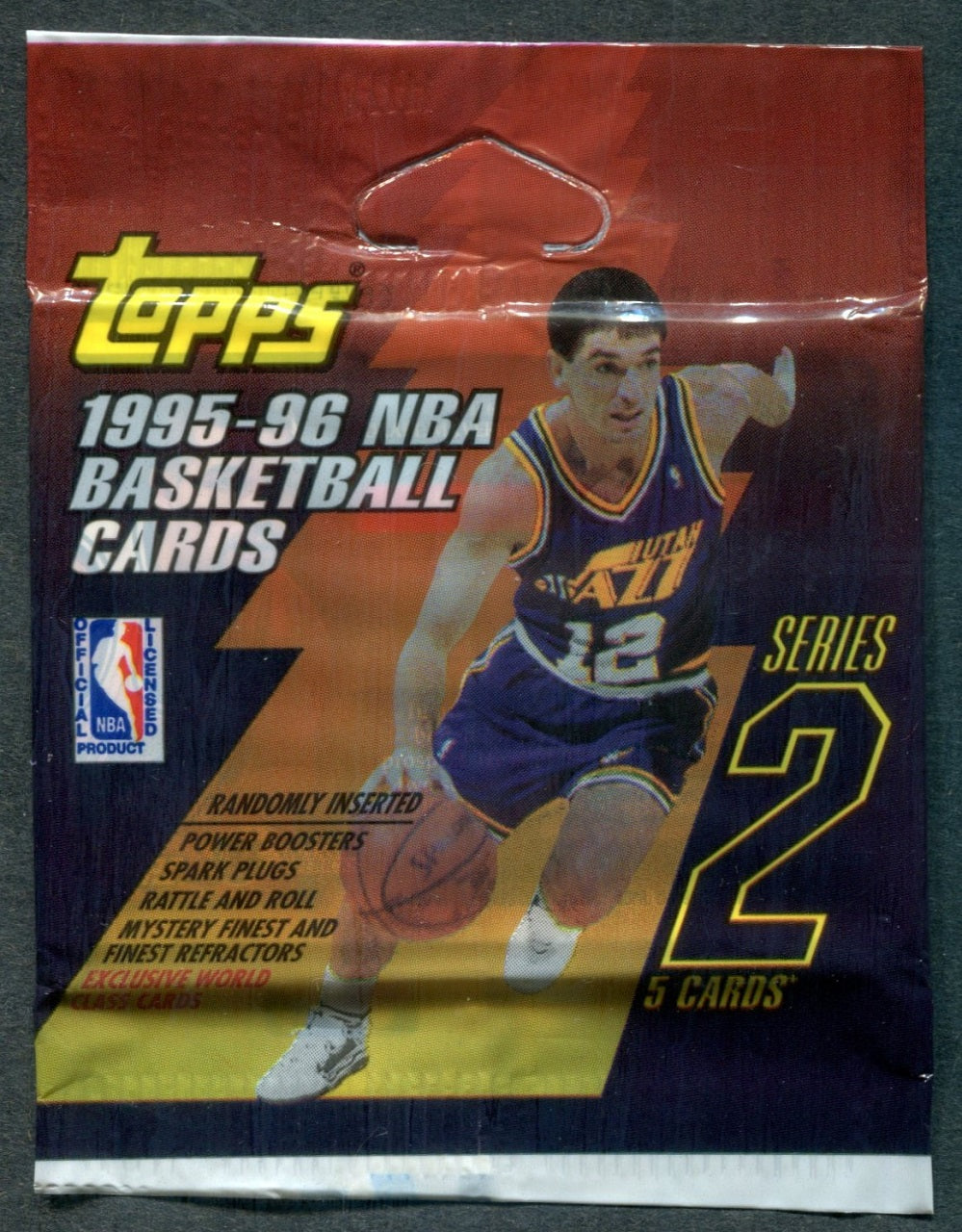 1995/96 Topps Basketball Unopened Series 2 Pack (5)