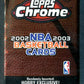 2002/03 Topps Chrome Basketball Unopened Pack (Hobby) (4)