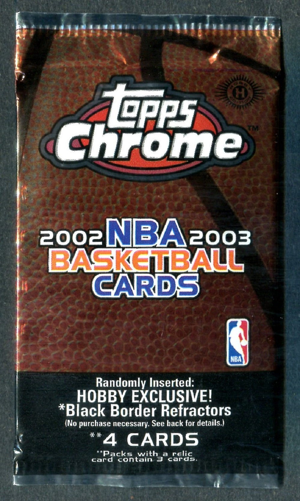 2002/03 Topps Chrome Basketball Unopened Pack (Hobby) (4)