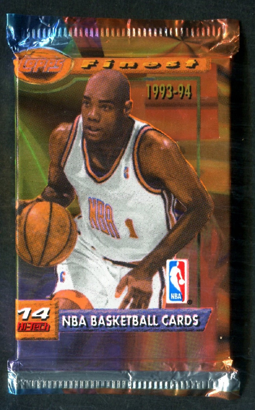 1993/94 Topps Finest Basketball Unopened Jumbo Pack (14)