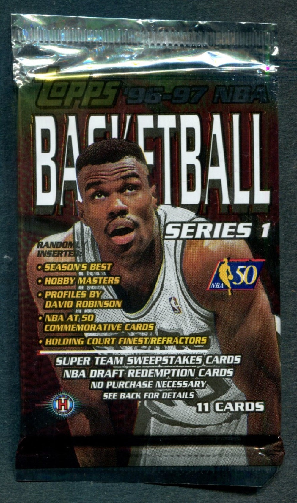 1996/97 Topps Basketball Unopened Series 1 Pack (Hobby) (11)