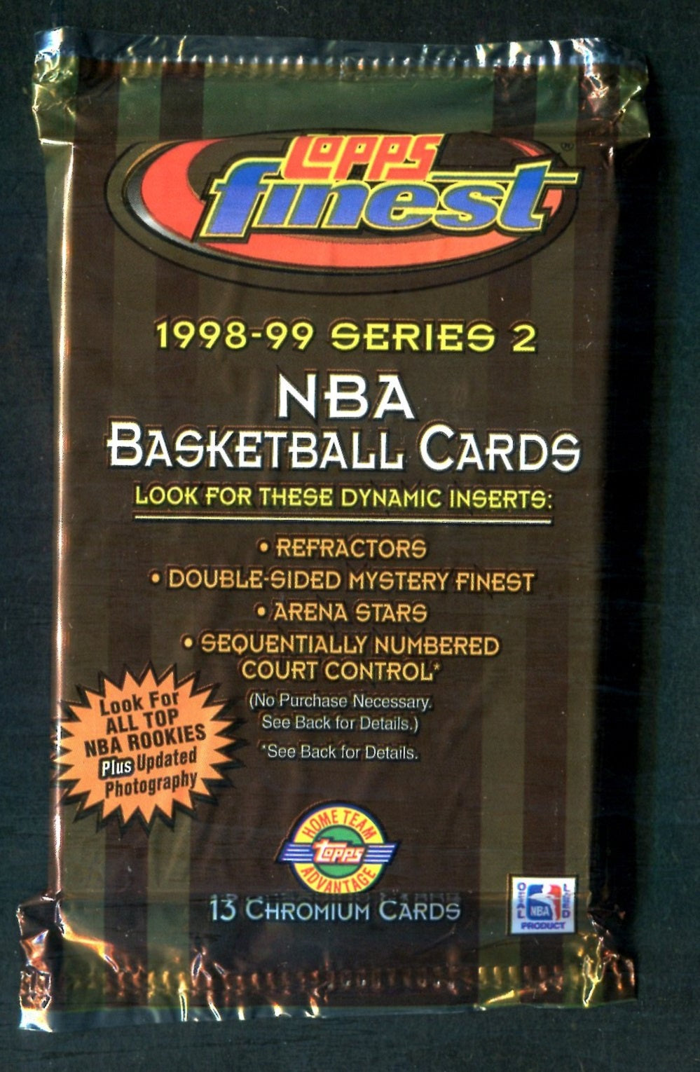 1998/99 Topps Finest Basketball Unopened Series 2 Jumbo Pack (HTA) (13)