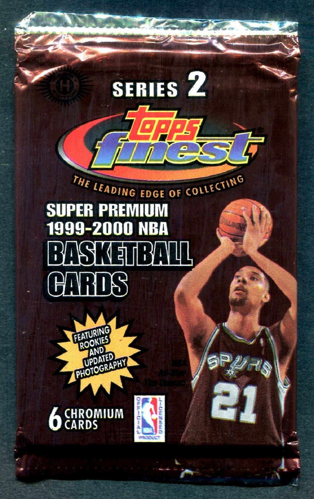 1999/00 Topps Finest Basketball Unopened Series 2 Pack (Hobby) (6)