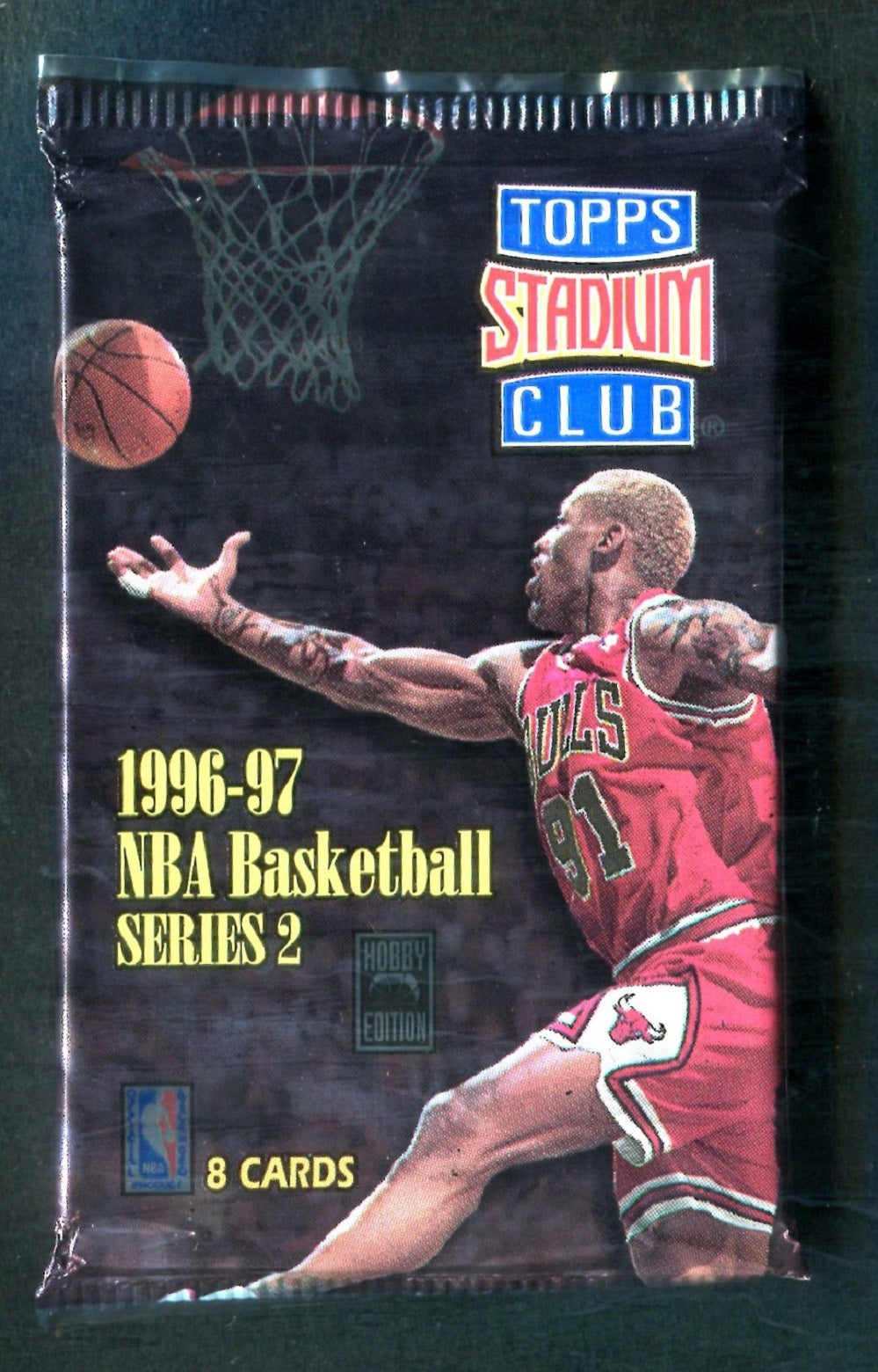 1996/97 Topps Stadium Club Basketball Unopened Series 2 Pack (Hobby) (8)