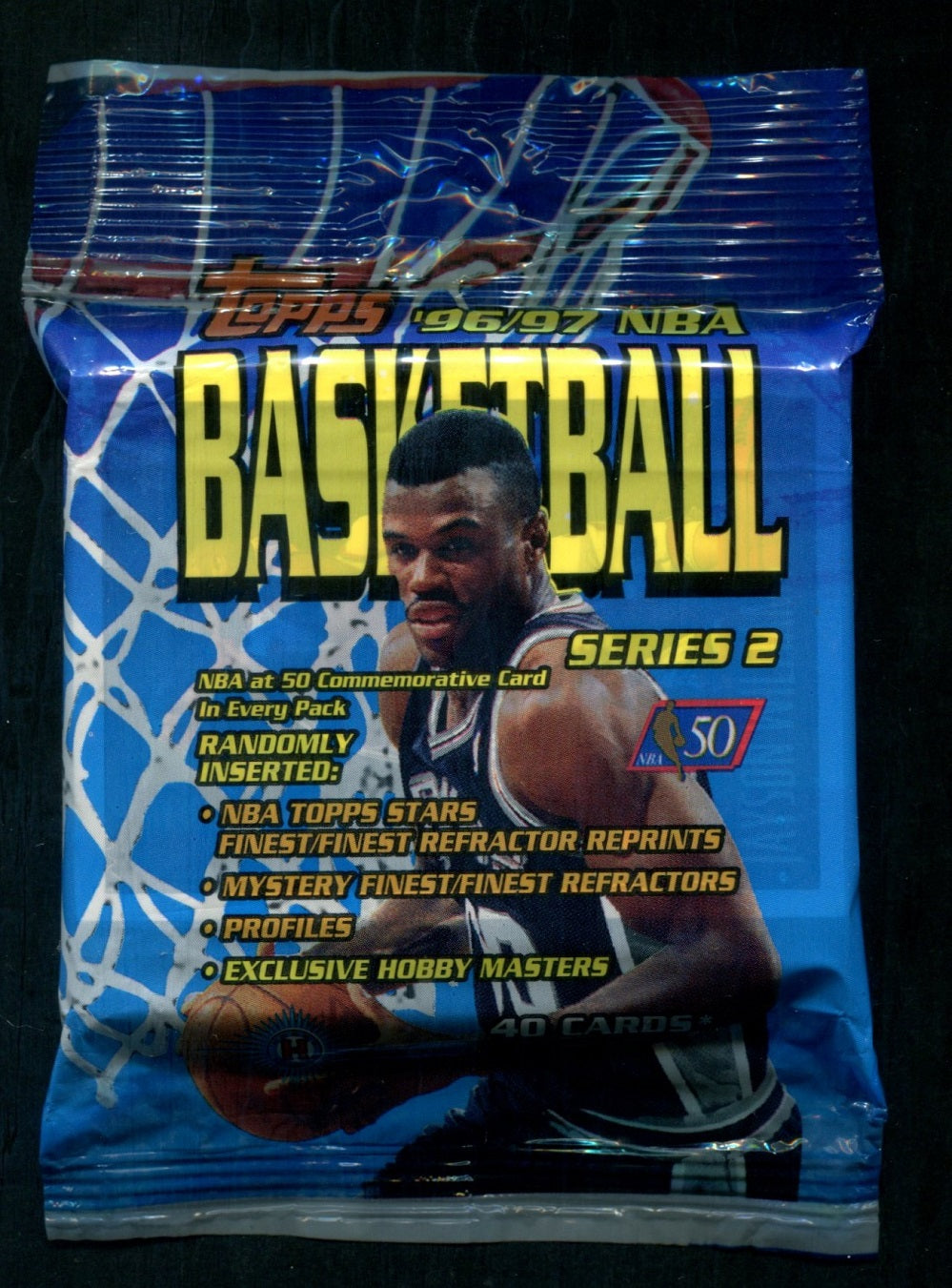 1996/97 Topps Basketball Unopened Series 2 Jumbo Pack (Hobby) (40)