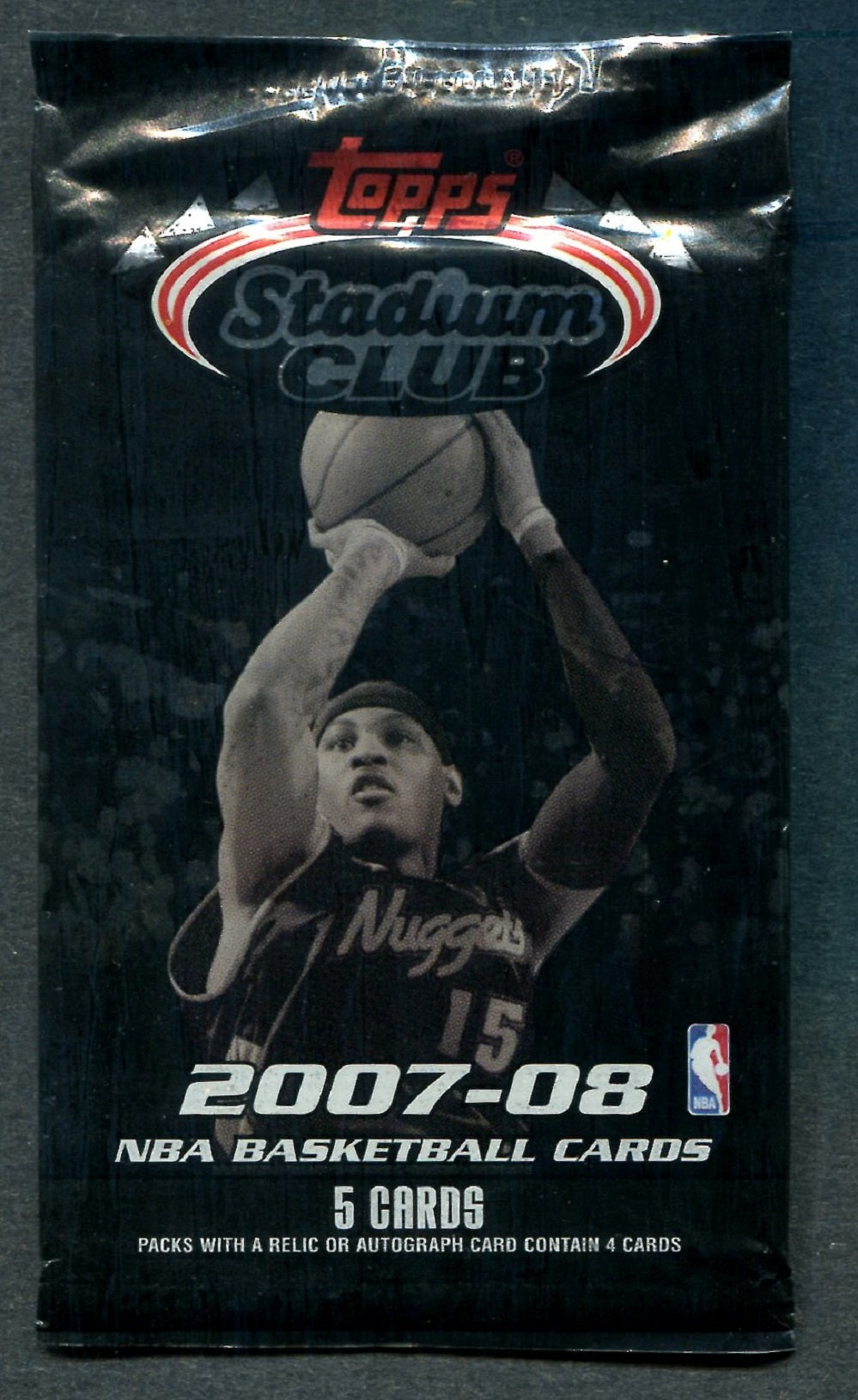 2007/08 Topps Stadium Club Basketball Unopened Pack (5)