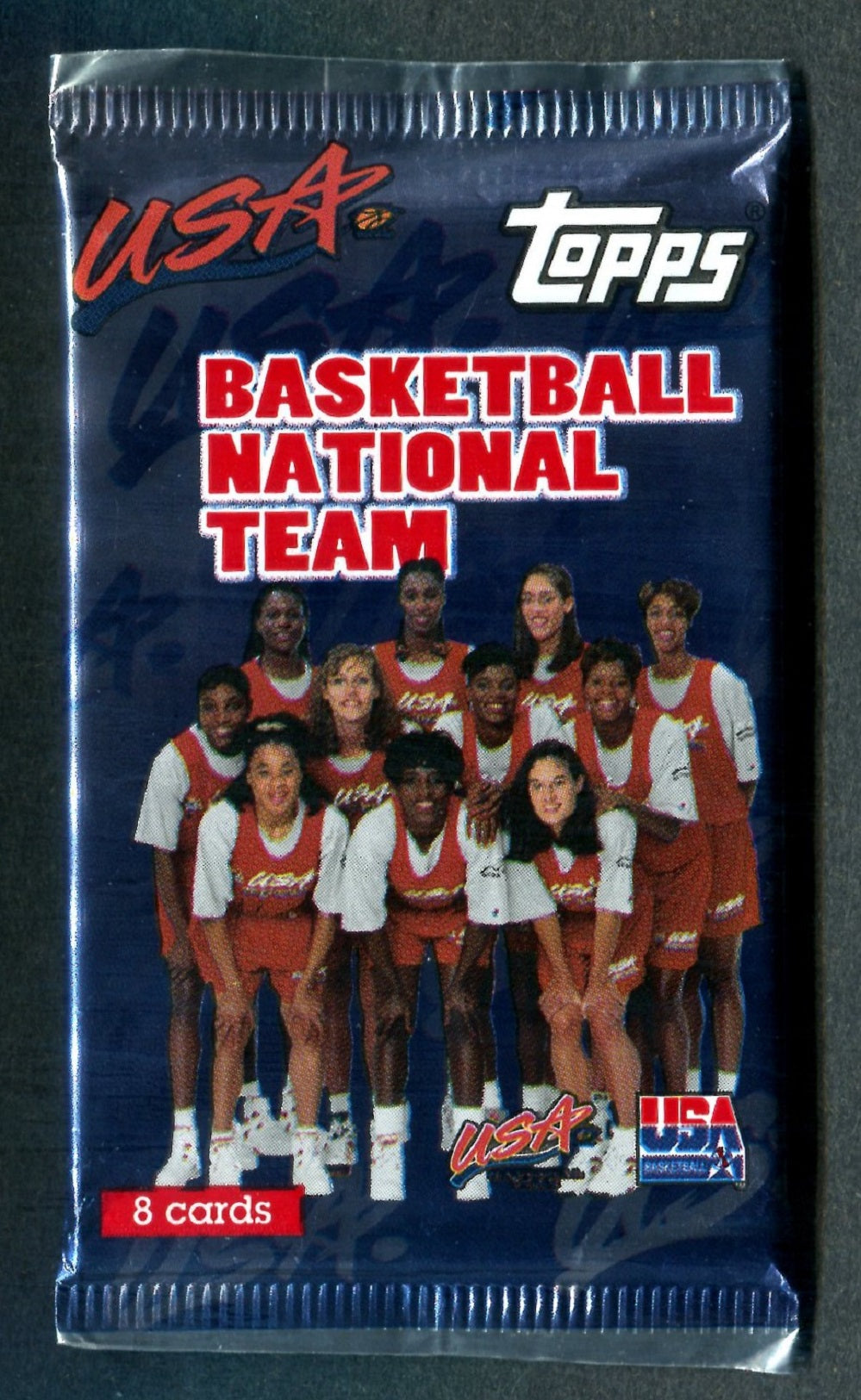 1995/96 Topps Womens USA Basketball National Team Unopened Pack (8)