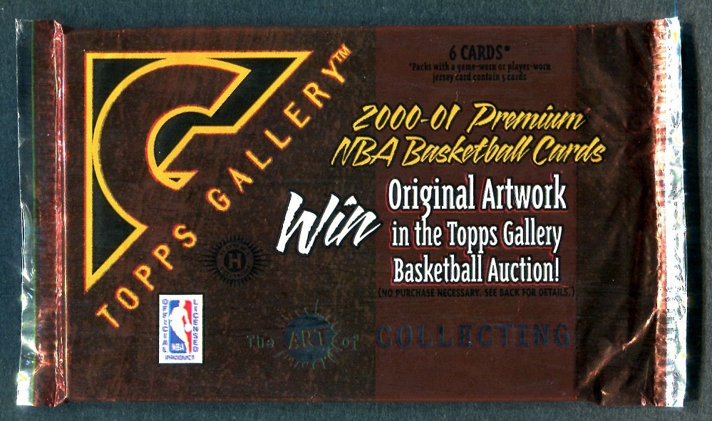 2000/01 Topps Gallery Basketball Unopened Pack (Hobby) (6)