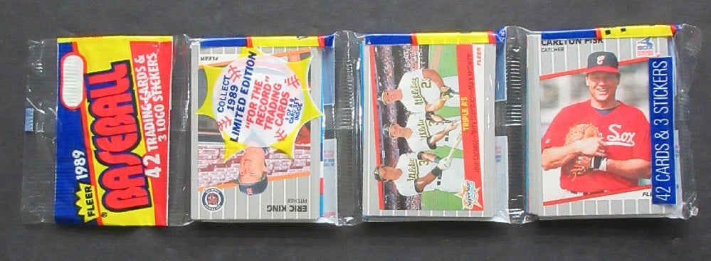 1989 Fleer Baseball Unopened Rack Pack
