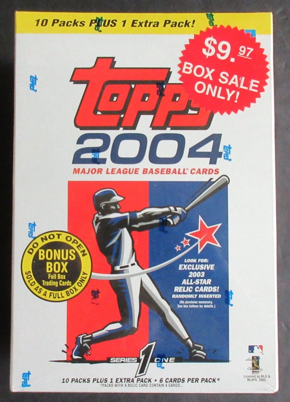 2004 Topps Baseball Series 1 Blaster Box (11/6)