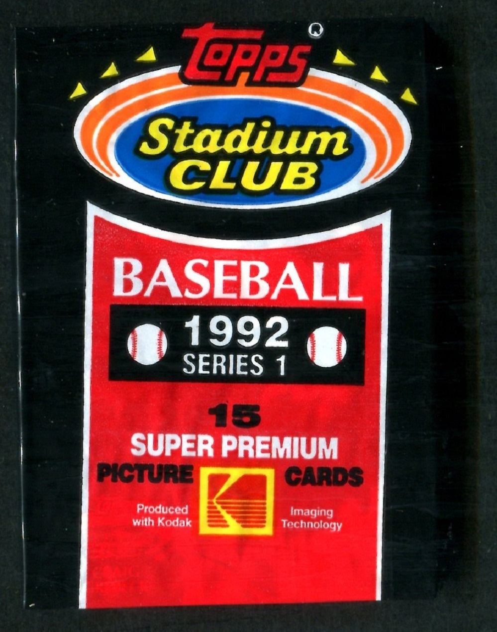 1992 Topps Stadium Club Baseball Unopened Series 1 Pack