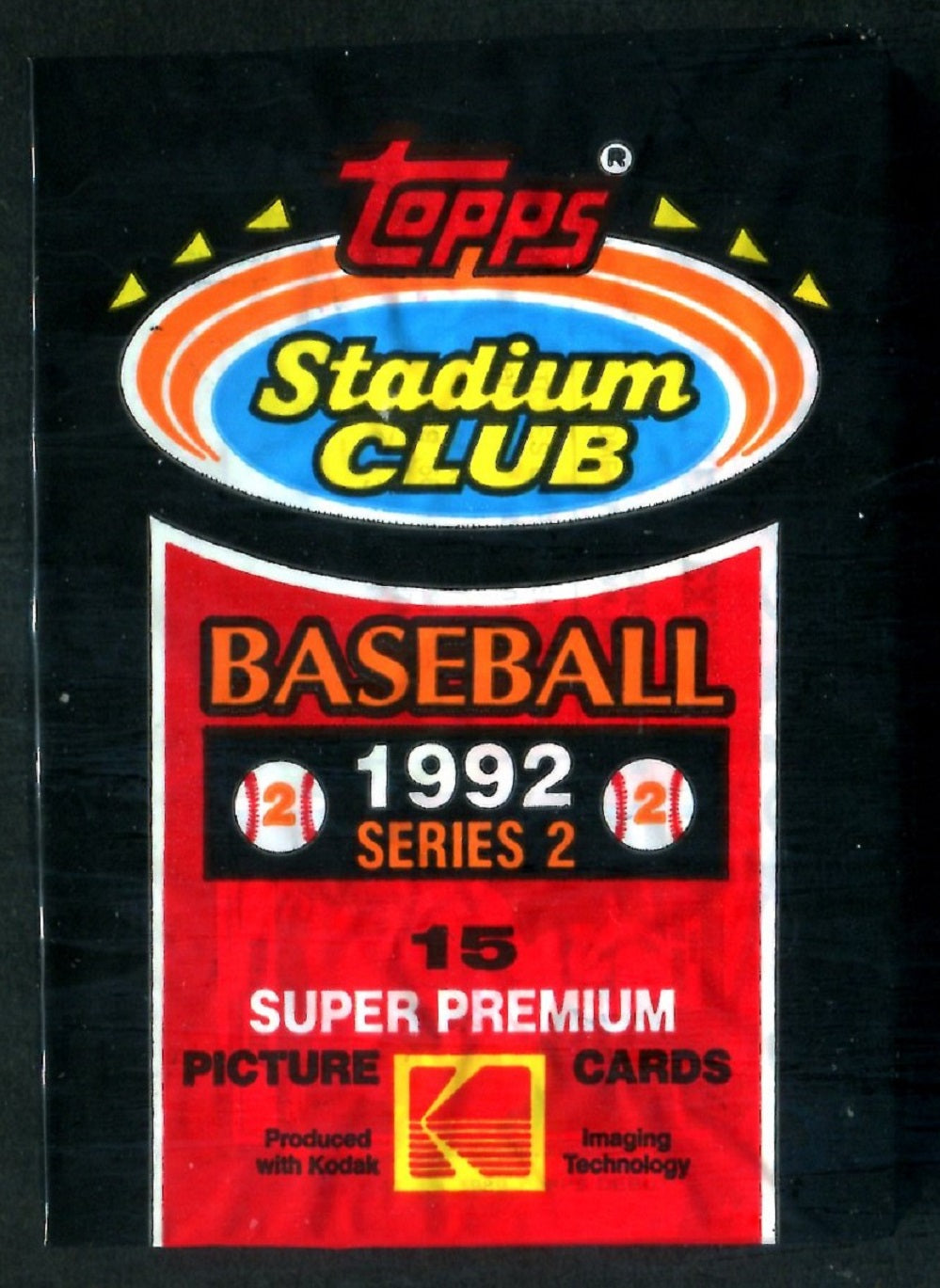 1992 Topps Stadium Club Baseball Unopened Series 2 Pack