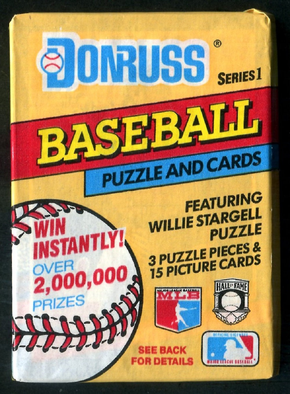 1991 Donruss Baseball Unopened Series 1 Wax Pack