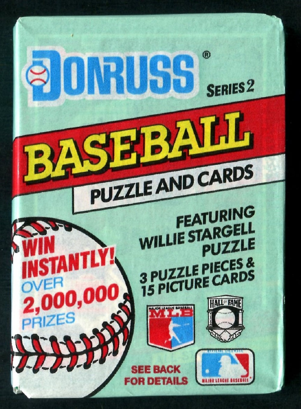 1991 Donruss Baseball Unopened Series 2 Pack
