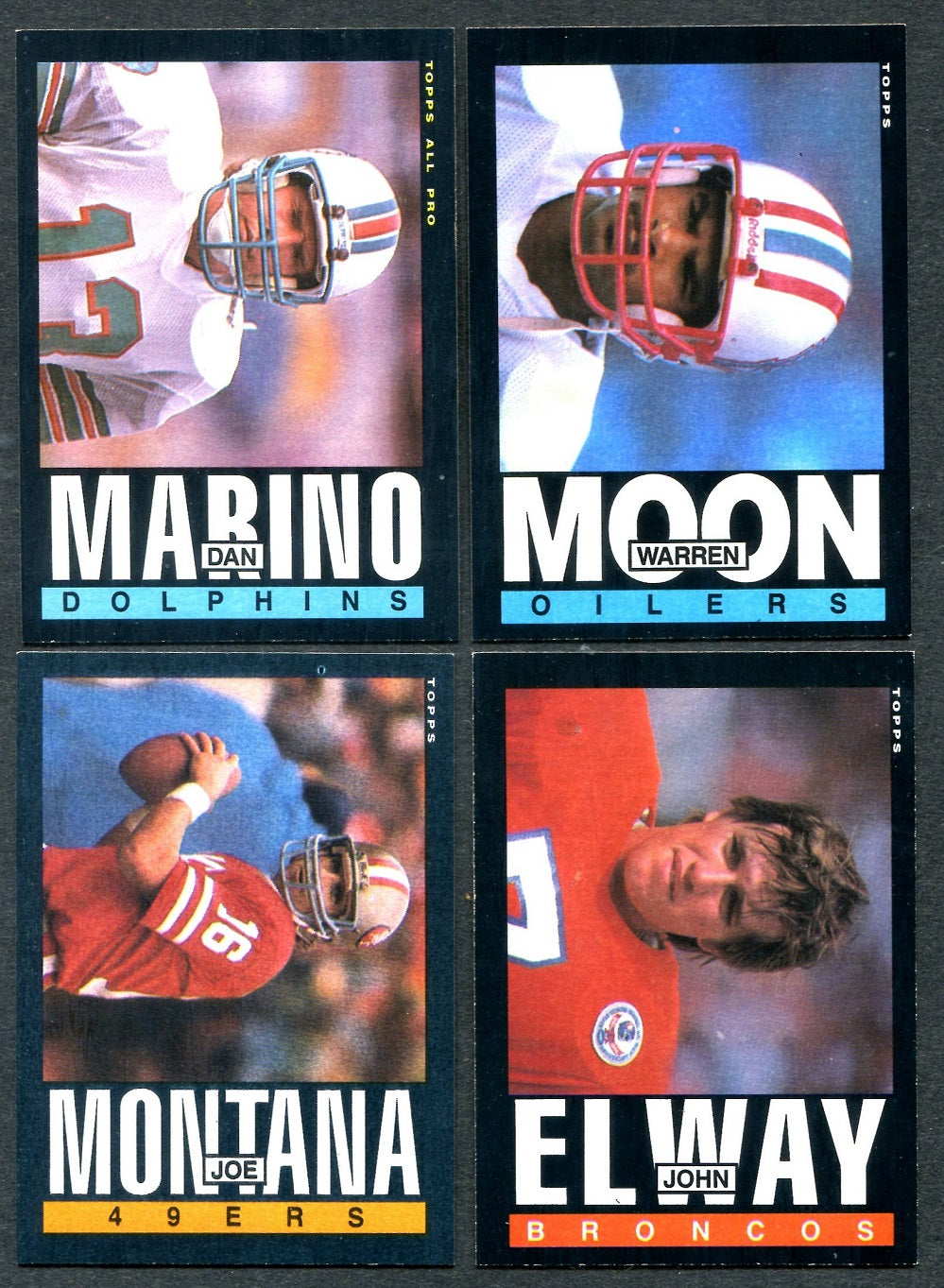 1985 Topps Football Complete Set NM (396) (24-488)