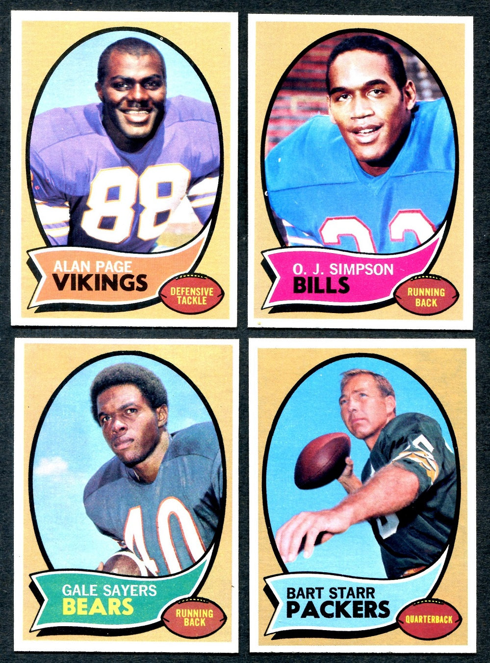 1970 Topps Football Complete Set EX/MT (263) (24-490)
