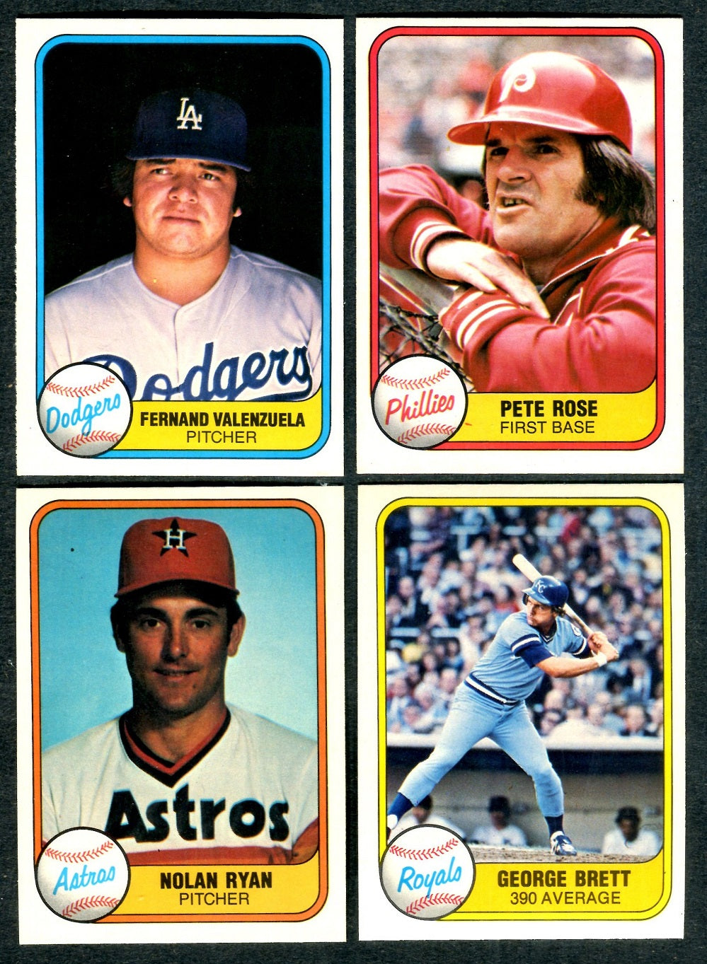 1981 Fleer Baseball Complete Set EX/MT NM (660) (24-493)