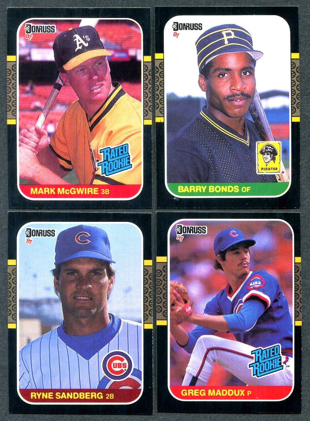 1987 Donruss Baseball Complete Set NM NM/MT (660) (24-494)