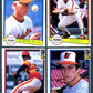 1982 Donruss Baseball Complete Set EX (660) (24-496)