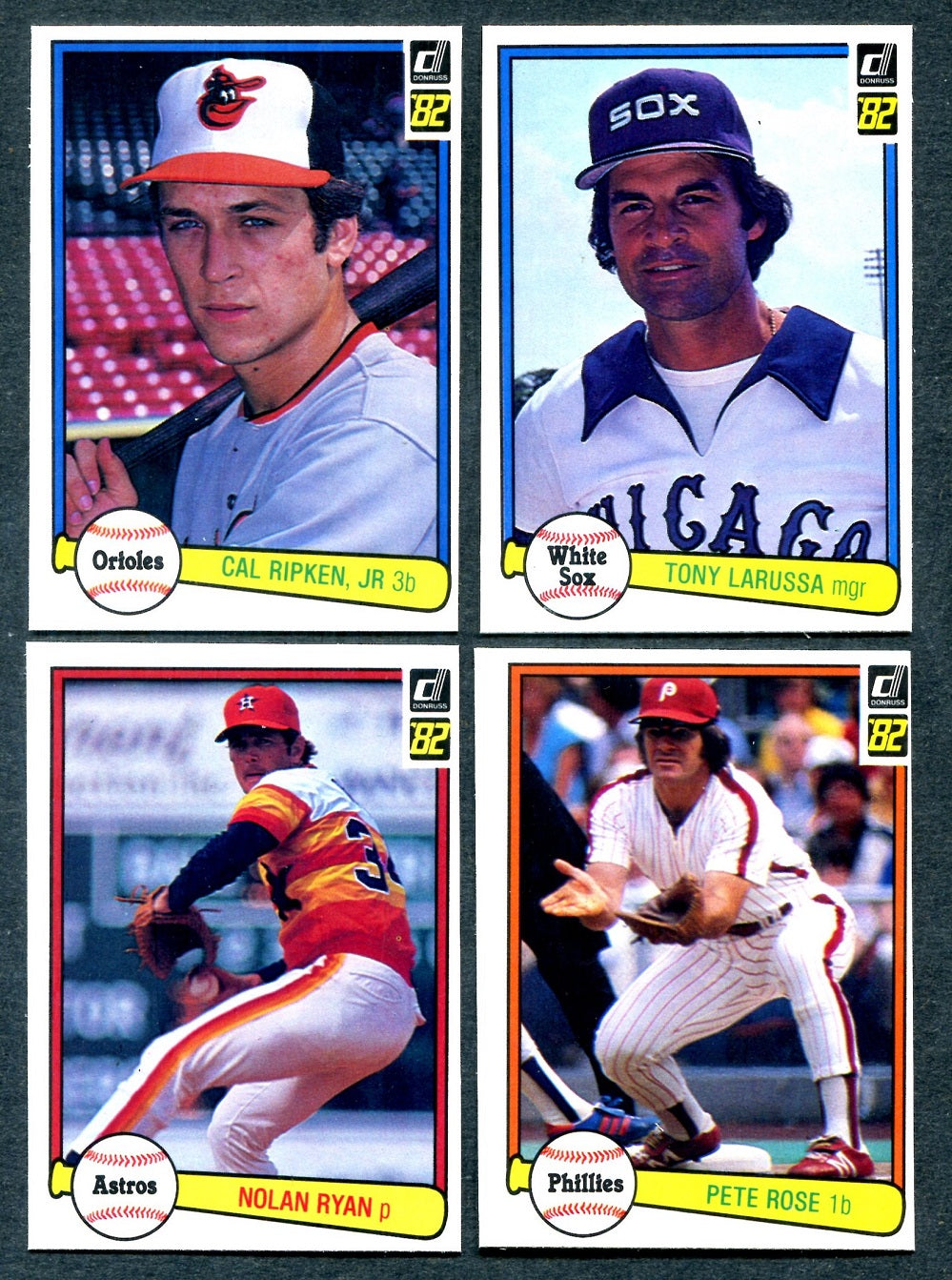 1982 Donruss Baseball Complete Set EX (660) (24-497)