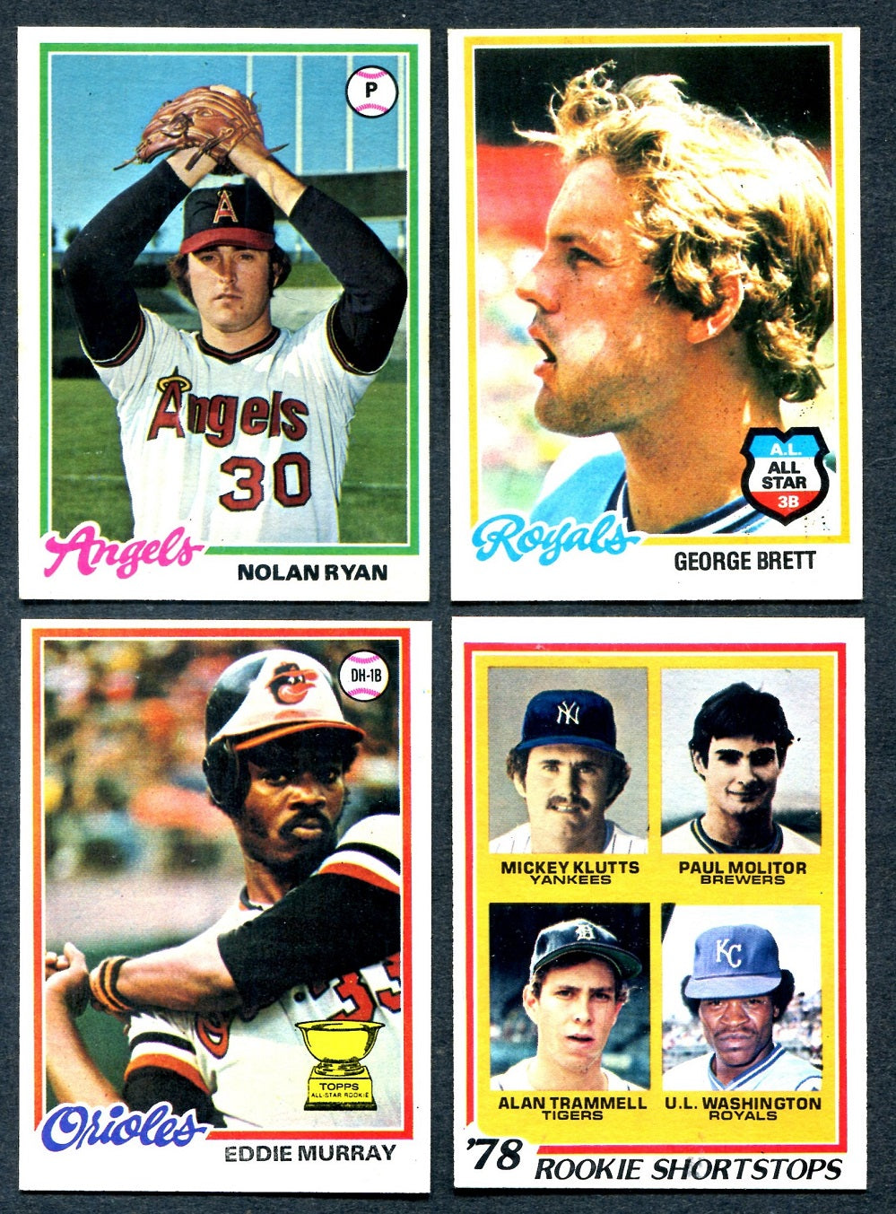 1978 Topps Baseball Complete Set EX EX/MT (726) (24-511)