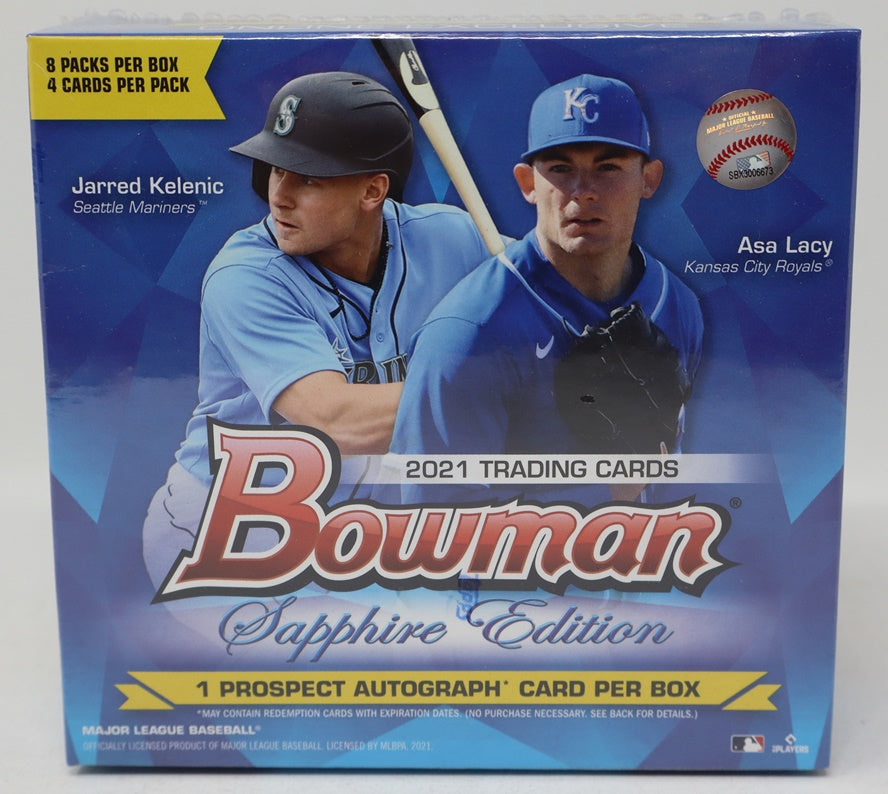 2021 Bowman Baseball Sapphire Edition Box (Hobby) (8/4)