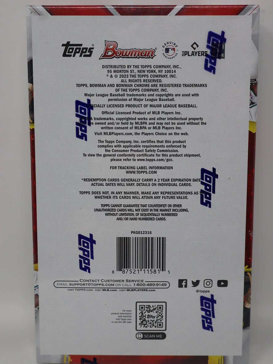2023 Bowman Baseball Box (Hobby) (24/10)