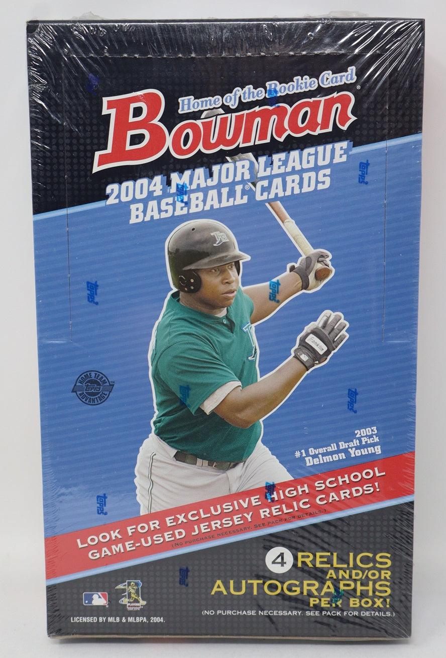 2004 Bowman Baseball Jumbo Box (HTA) (12/21)