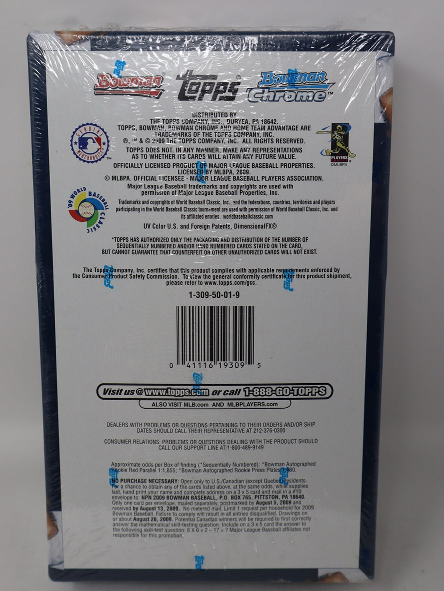 2009 Bowman Baseball Jumbo Box (HTA) (12/32)