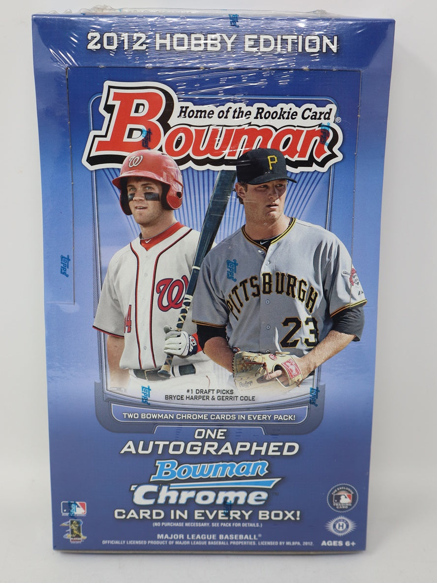 2012 Bowman Baseball Box (Hobby) (24/10)