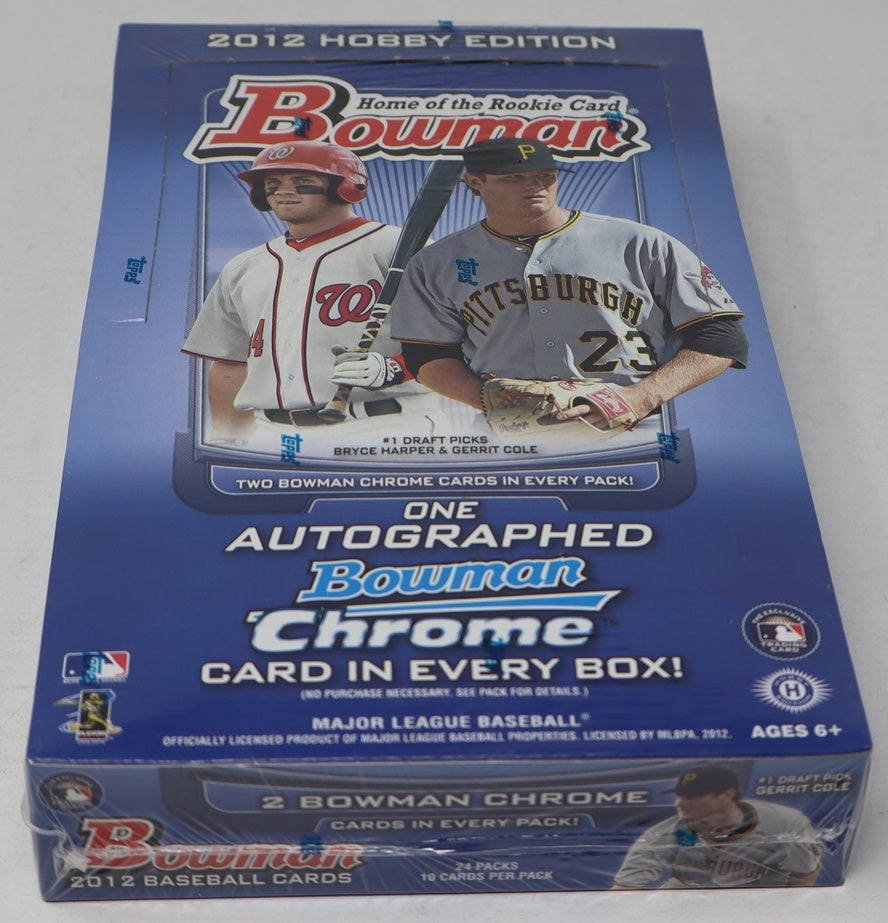 2012 Bowman Baseball Box (Hobby) (24/10)