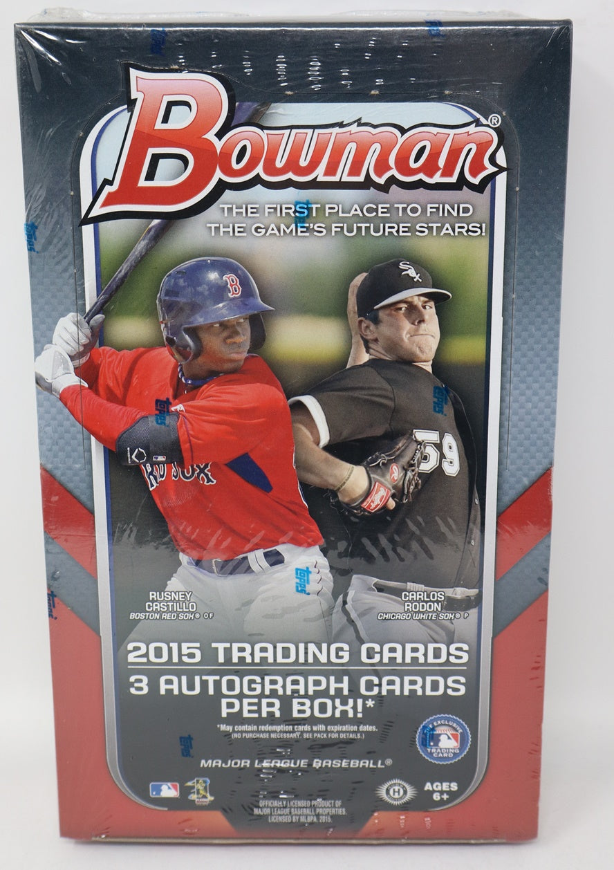 2015 Bowman Baseball Jumbo Box (Hobby) (12/32)