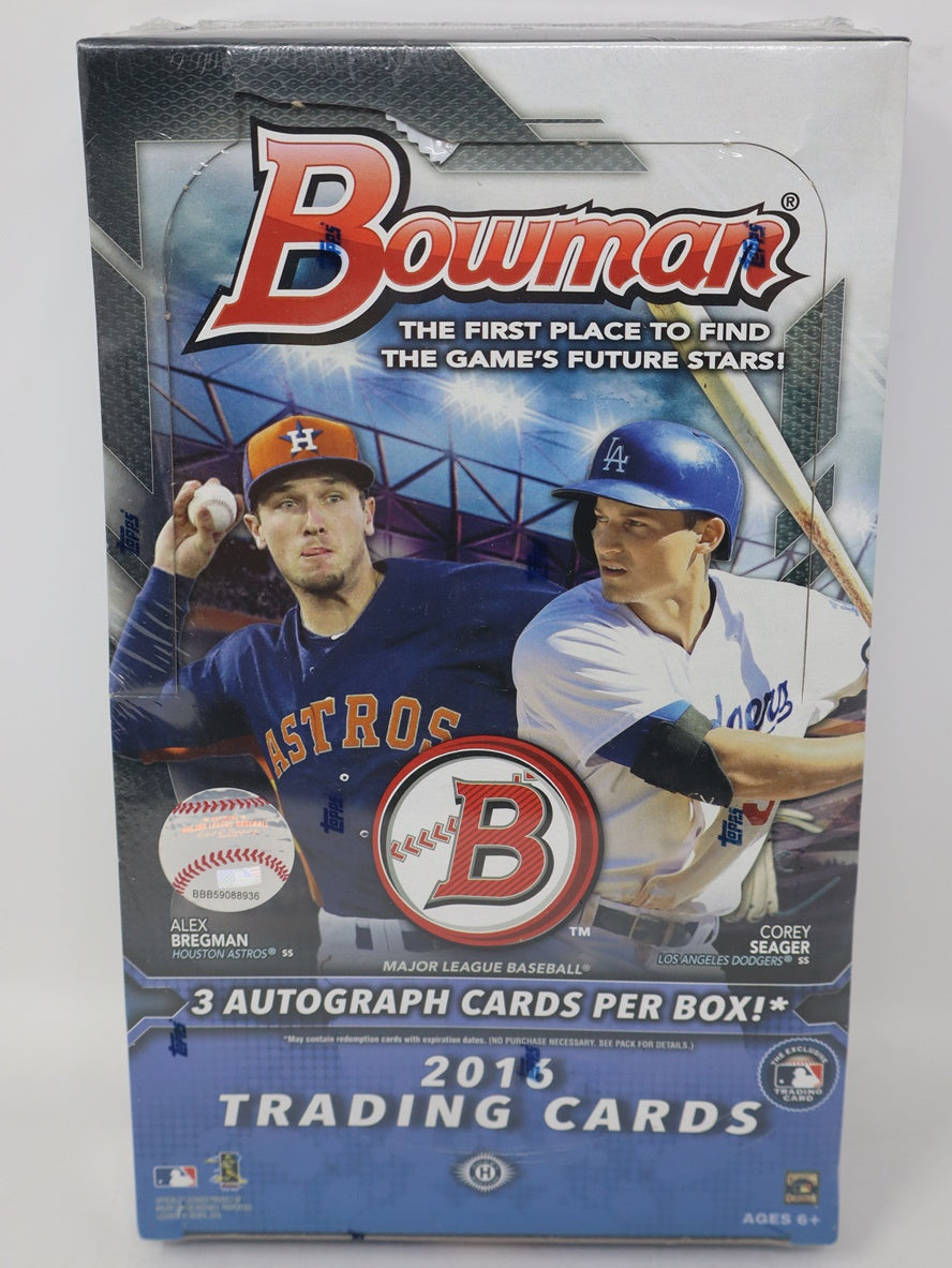 2016 Bowman Baseball Jumbo Box (Hobby) (12/32)