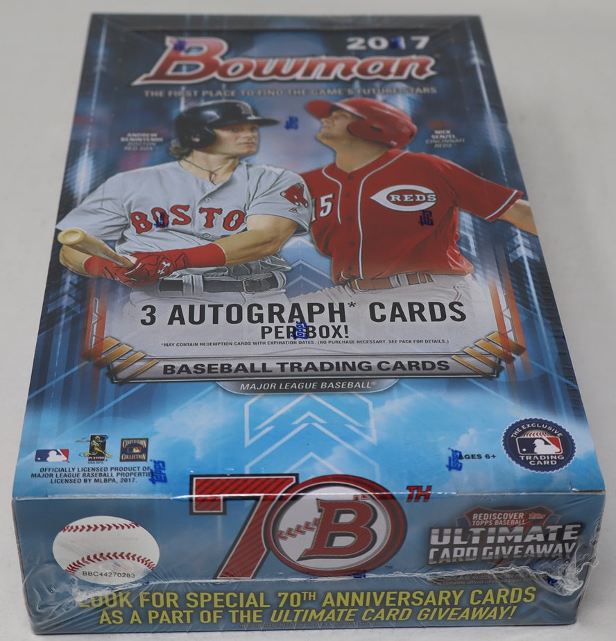 2017 Bowman Baseball Jumbo Box (Hobby) (12/32)