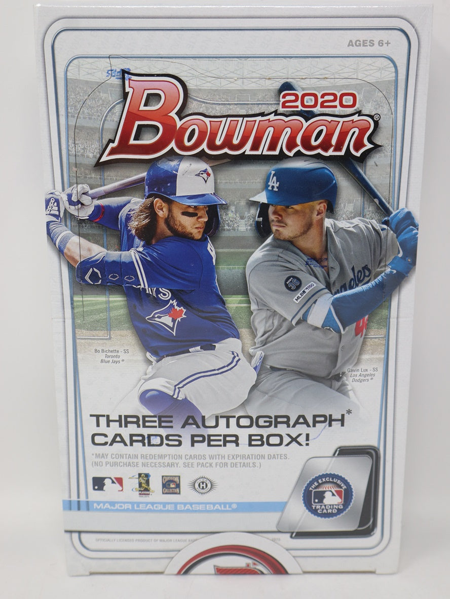 2020 Bowman Baseball Jumbo Box (Hobby) (12/32)