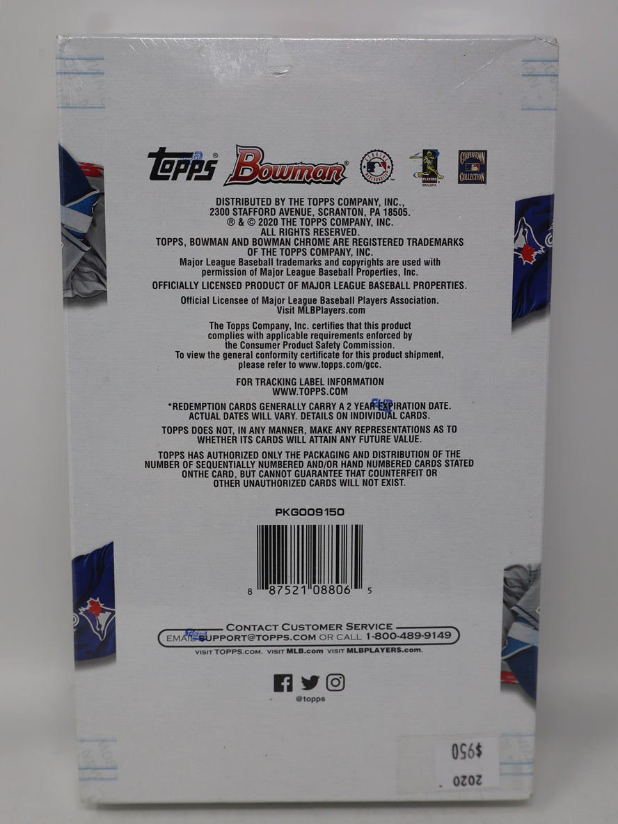 2020 Bowman Baseball Jumbo Box (Hobby) (12/32)