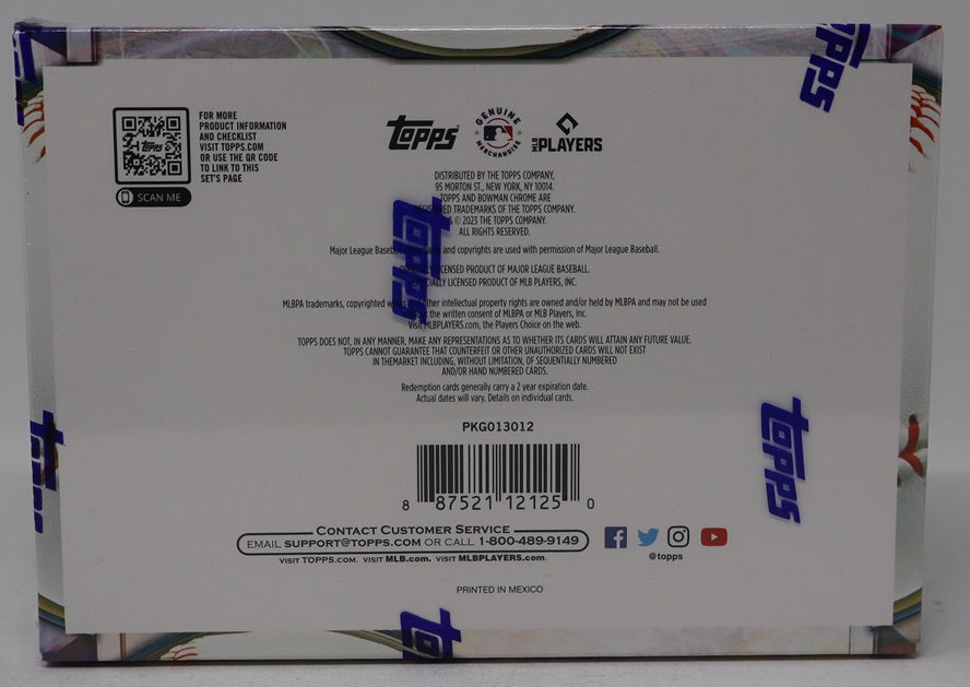 2023 Bowman Chrome Baseball Box (HTA) (3 Autos)